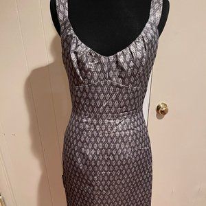 J. Crew Metallic Jacquard dress